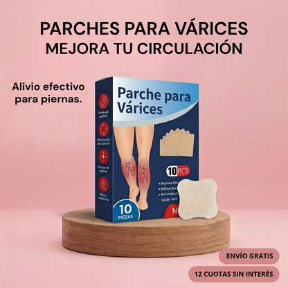Parches para Piernas Ligeras y Descansadas | Elimina Várices y Arañitas