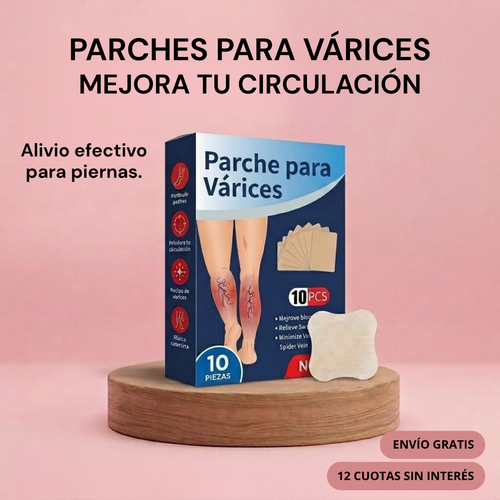 Parches para Piernas Ligeras y Descansadas | Elimina Várices y Arañitas