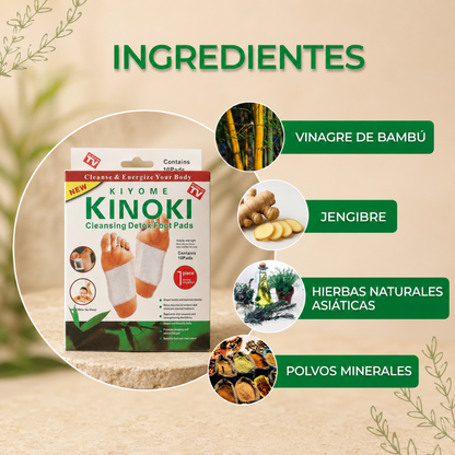 Parches Kinoki Detox Liora Beauty™ | El Secreto Viral para Reducir la Hinchazón