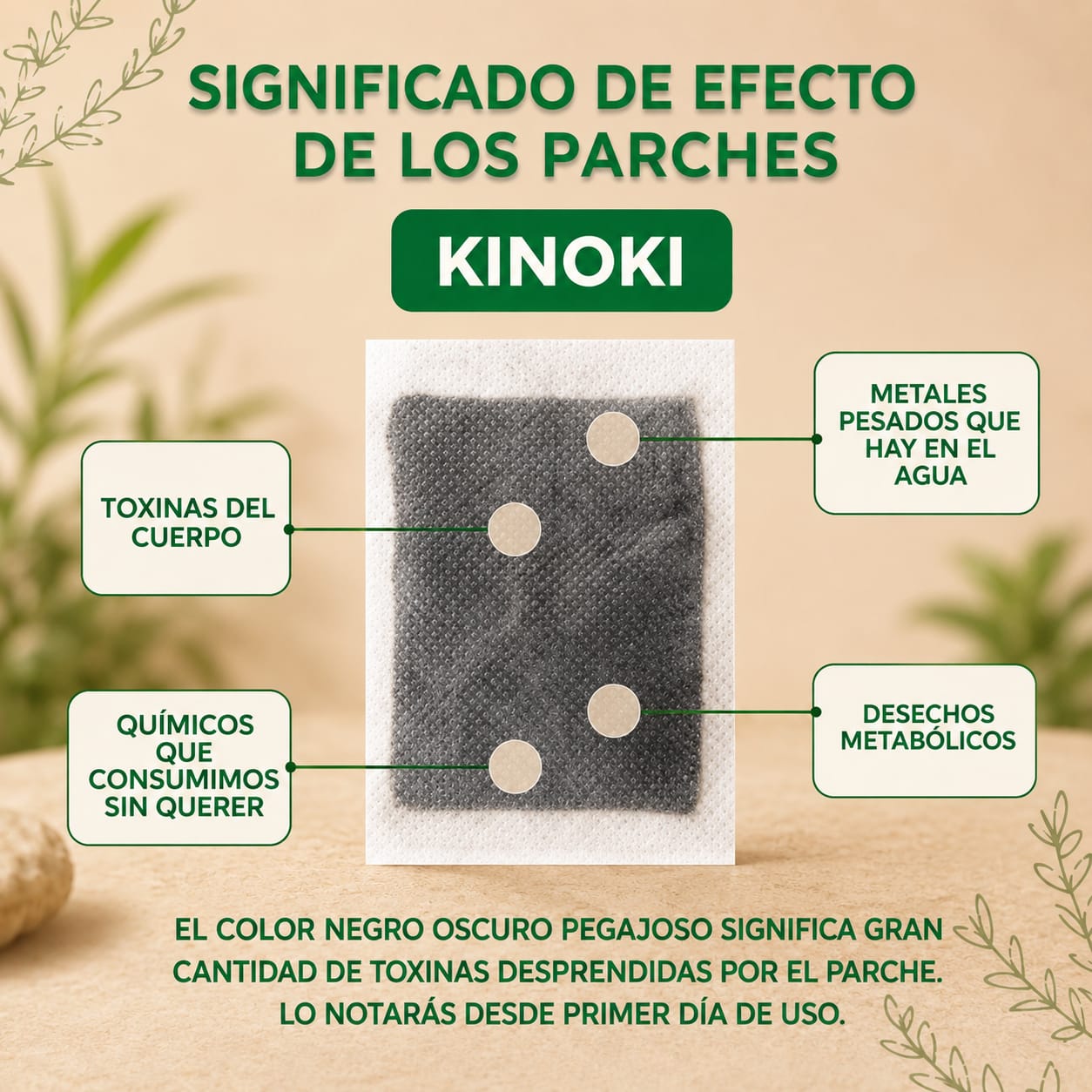 Parches Kinoki Detox Liora Beauty™ | El Secreto Viral para Reducir la Hinchazón