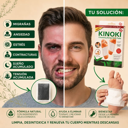 Parches Kinoki Detox Liora Beauty™ | El Secreto Viral para Reducir la Hinchazón