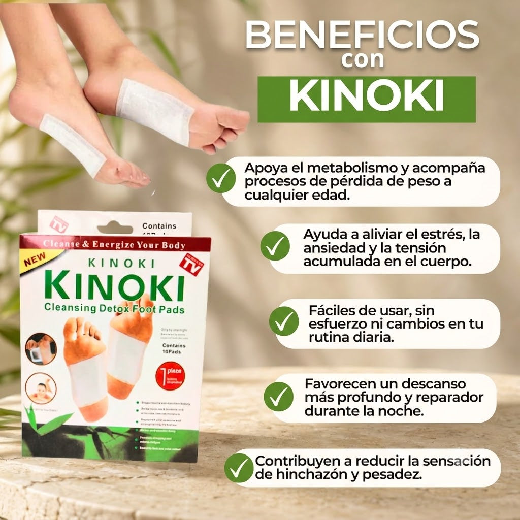 Parches Kinoki Detox Liora Beauty™ | El Secreto Viral para Reducir la Hinchazón