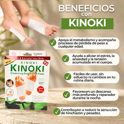 Parches Kinoki Detox Liora Beauty™ | El Secreto Viral para Reducir la Hinchazón